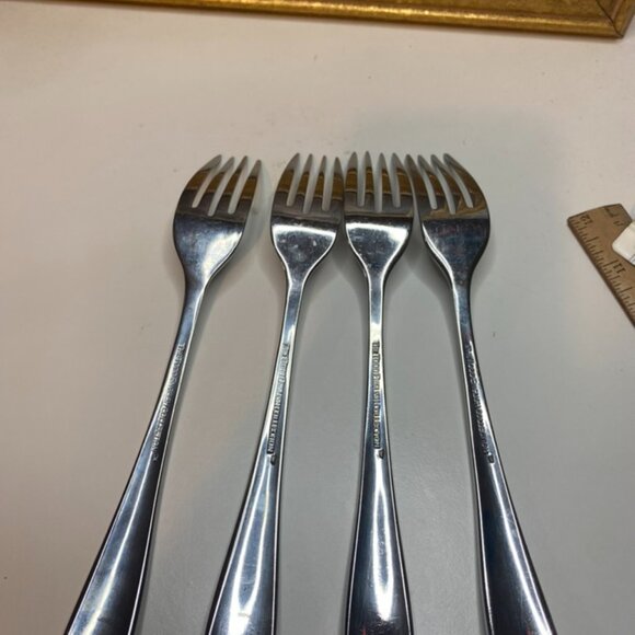 TE Todd English 4 Piece Stainless Steel dinner forks Set China - Picture 5 of 7